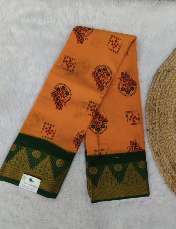 Traditional yellow Pure cotton