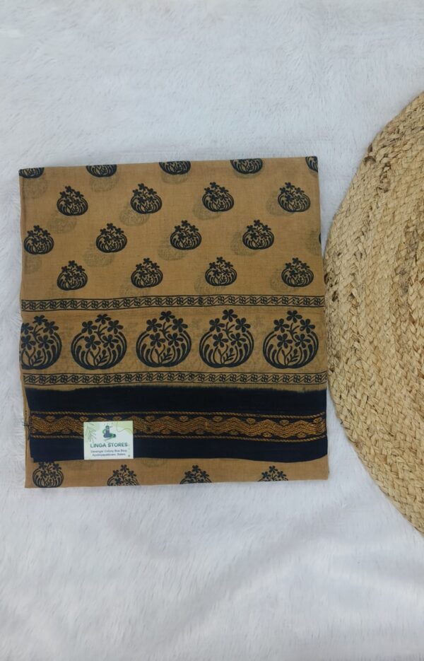 Moccasin- Pure cotton sarees