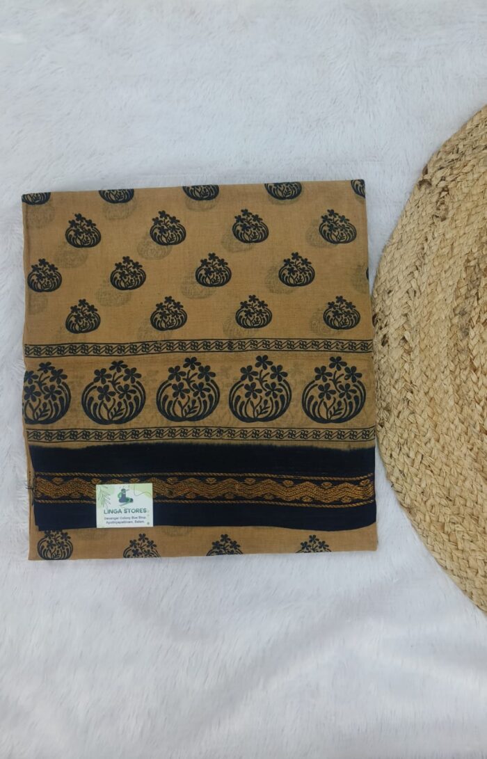 Moccasin- Pure cotton sarees