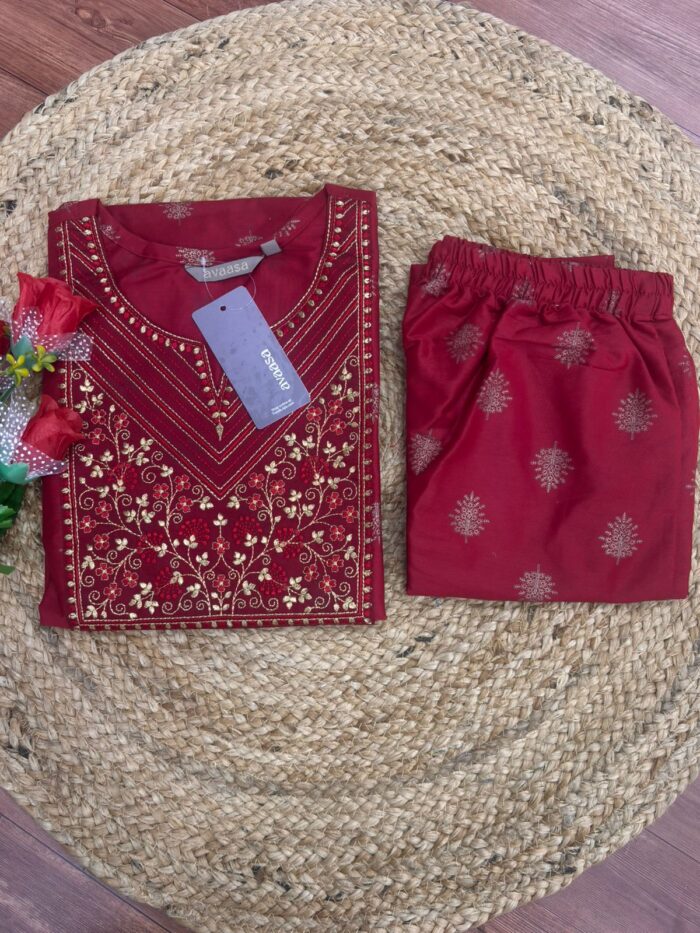 Avaasa Silk Cotton Co-ord Set