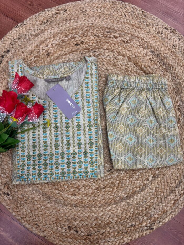Avaasa Silk Cotton Co-ord Set