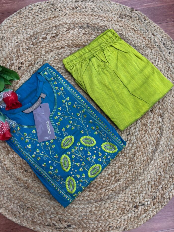 Avaasa Silk Cotton Co-ord Set