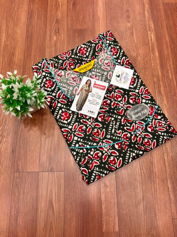 Premium Aswati Zip Nighty