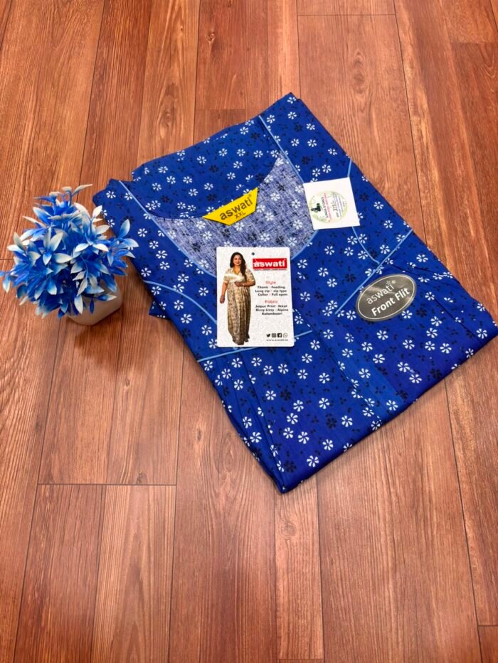 Premium Aswati Zip Nighty