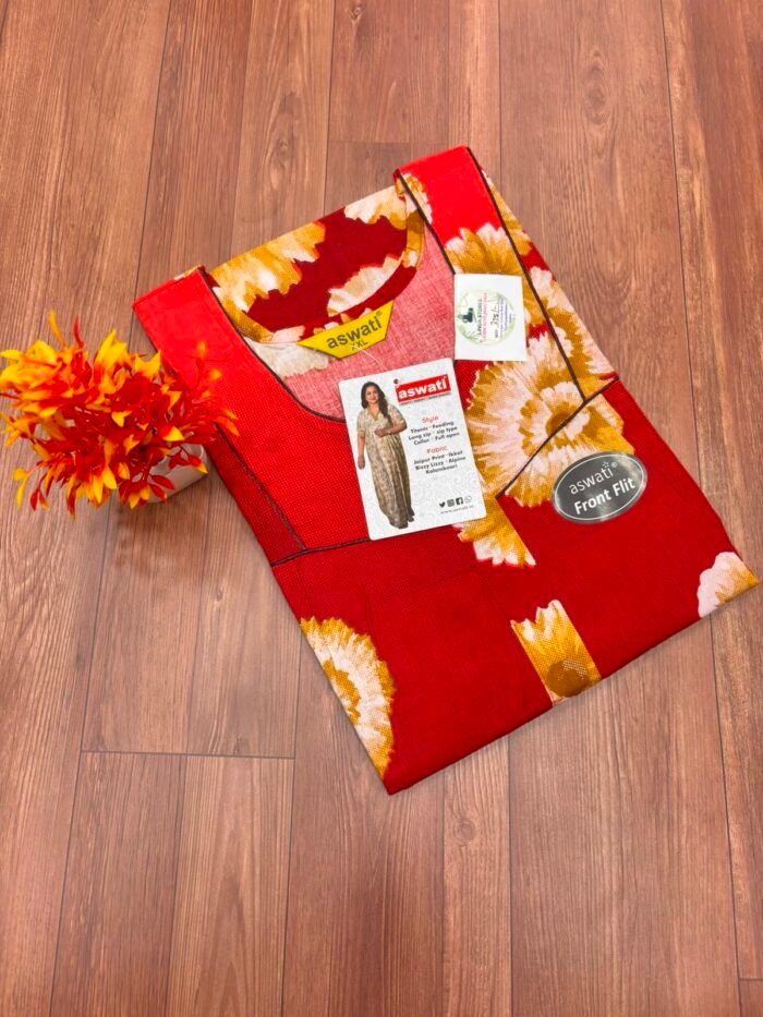 Premium Aswati Zip Nighty