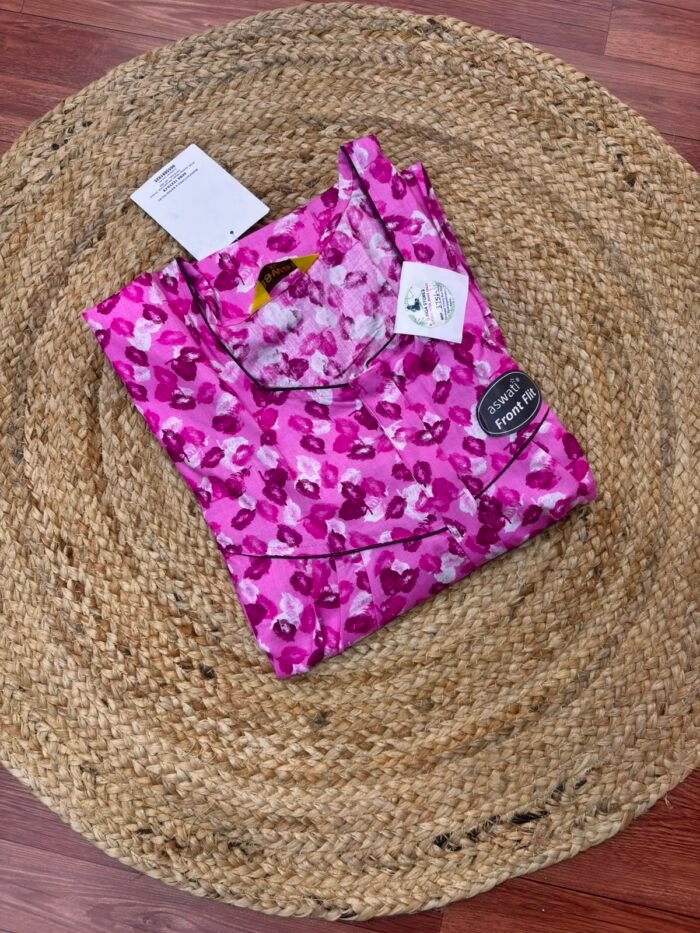 Premium Aswati Zip Nighty