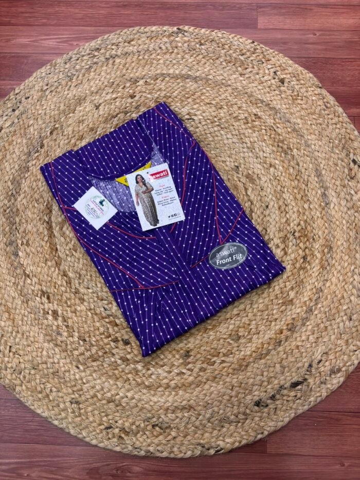 Premium Aswati Zip Nighty