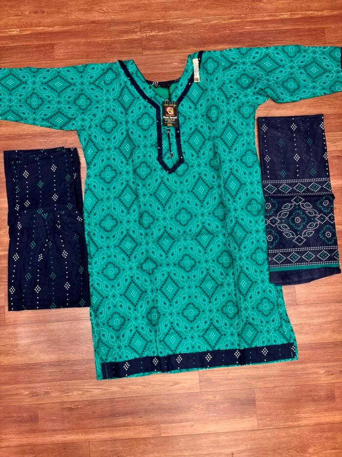 Branded Cotton Dress with Lining