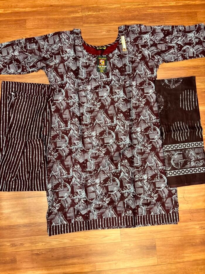 Branded Cotton Dress with Lining