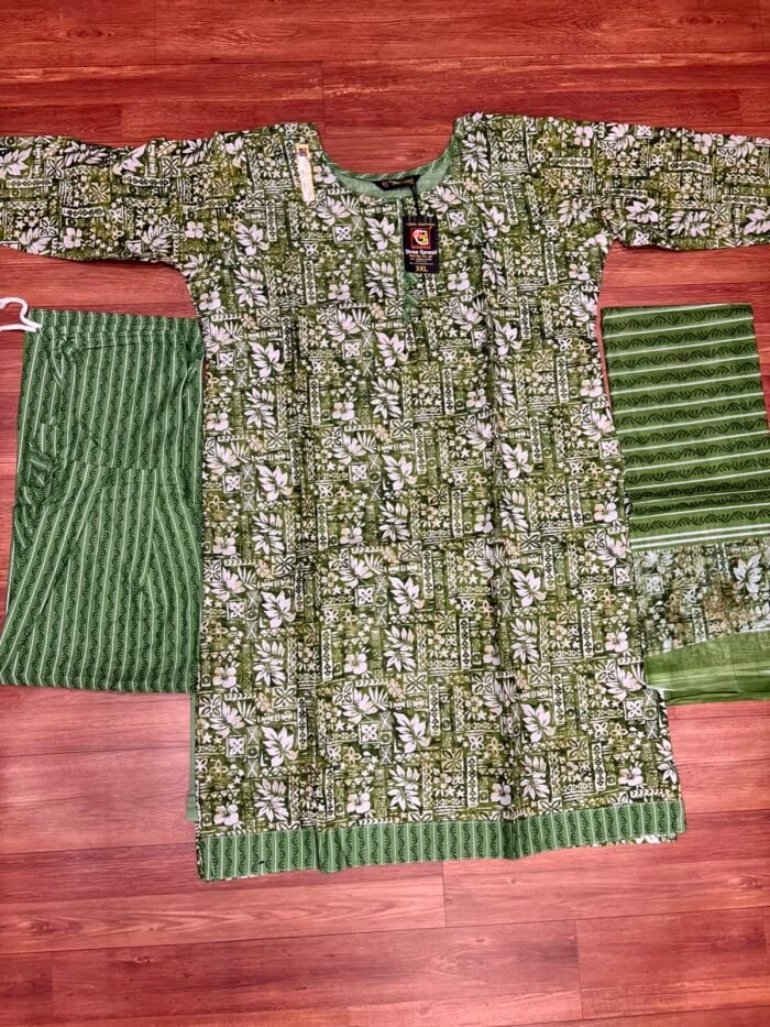 Branded Cotton Dress with Lining