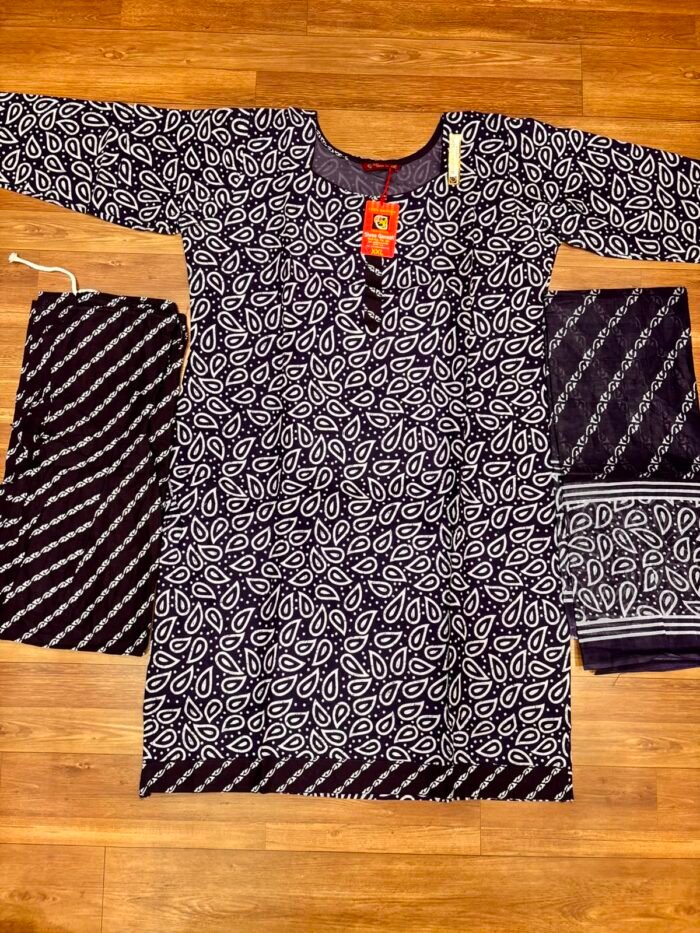 Branded Cotton Dress with Lining