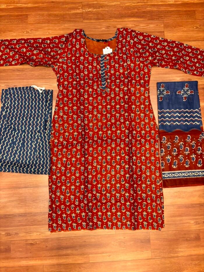 Branded Cotton Dress with Lining