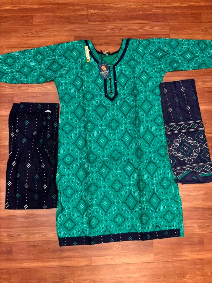 Branded Cotton Dress with Lining