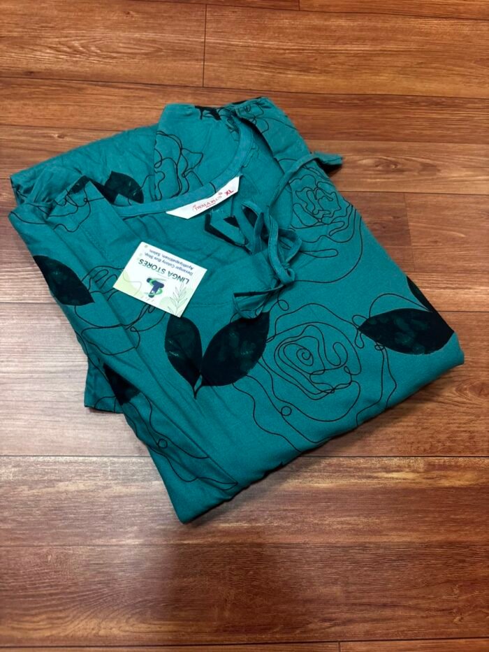 Feeding Tops – Cotton Rayon Mix Printed Frock