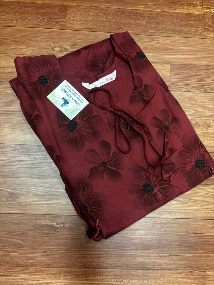 Feeding Tops – Cotton Rayon Mix Printed Frock