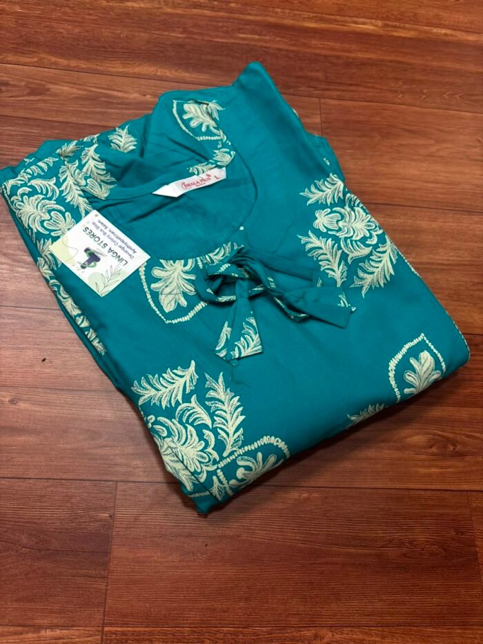 Feeding Tops – Cotton Rayon Mix Printed Frock
