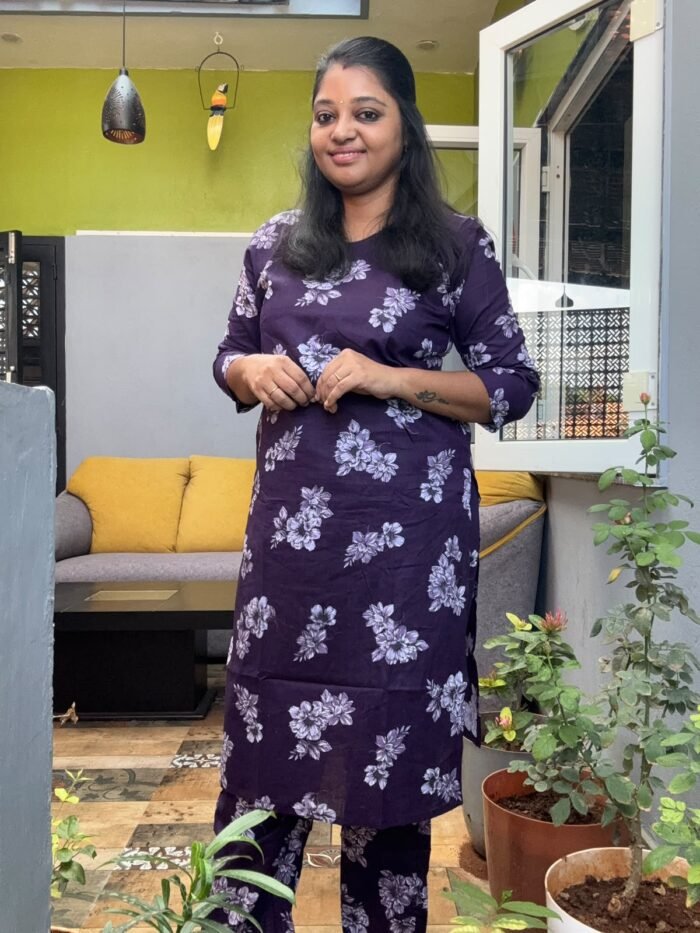 Liva Silk Cotton Co-ord Set