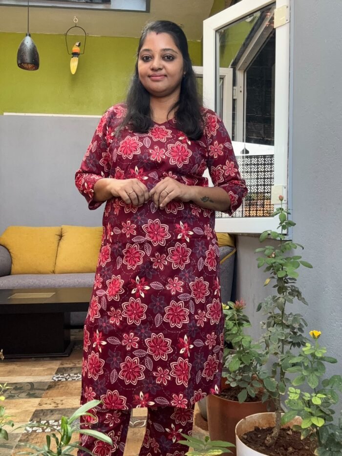 Liva Silk Cotton Co-ord Set